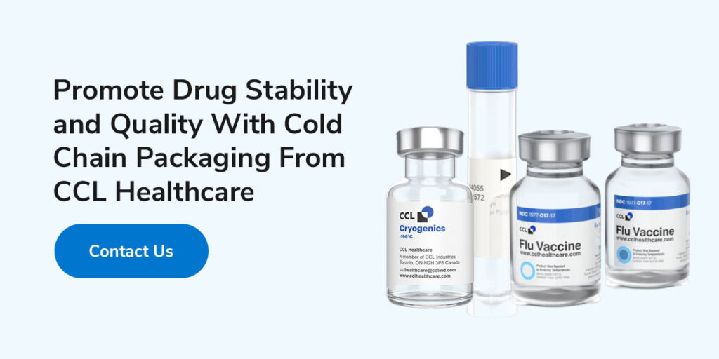 Promote Drug Stability and Quality With Cold Chain Packaging From CCL Healthcare