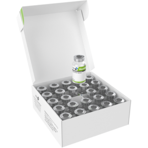 Biotechnology Folding carton with 25 vials and separators