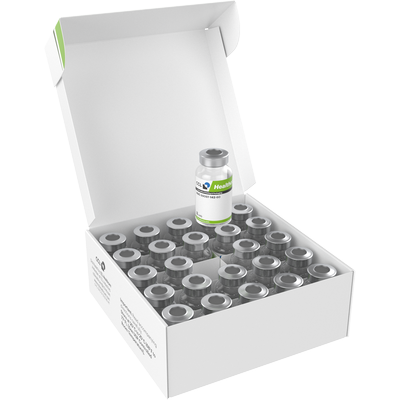Biotechnology Folding carton with 25 vials and separators