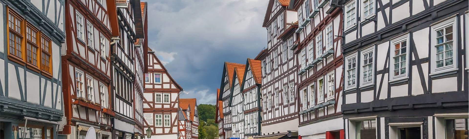 Melsungen, Germany downtown