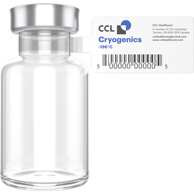 Cryogenics Flag label - Cryogenics Labels