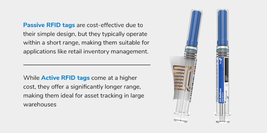 Passive and Active RFID tags