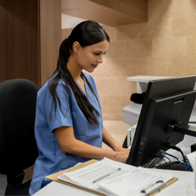 hospital work station